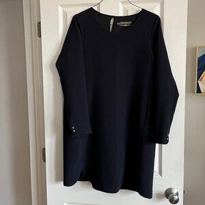 COTELAC Long Sleeved Navy Dress Size 4 (XL)
